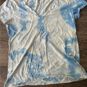 Gap Blue Tie-Dye Women's Top Size S